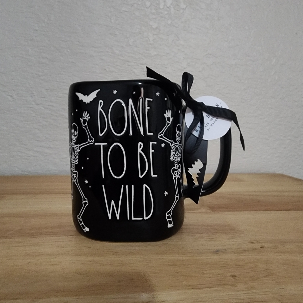 Rae dunn halloween black mug